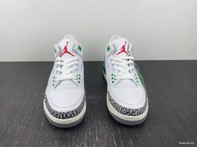One Kick Jordan CK9246-136 Green 3 Lucky (W) Retro 0603